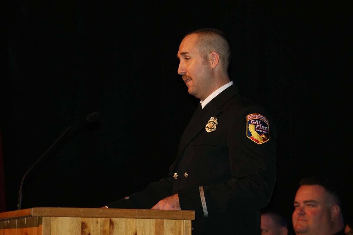 People at the EMT graduation