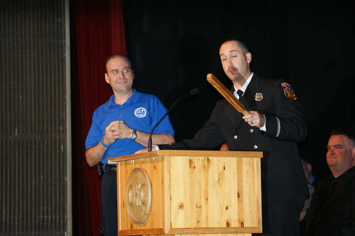 People at the EMT graduation