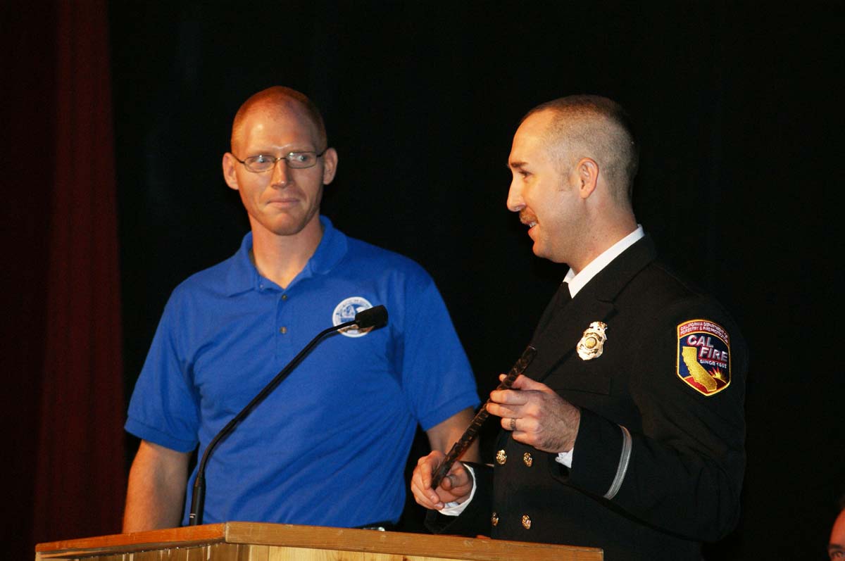 People at the EMT graduation