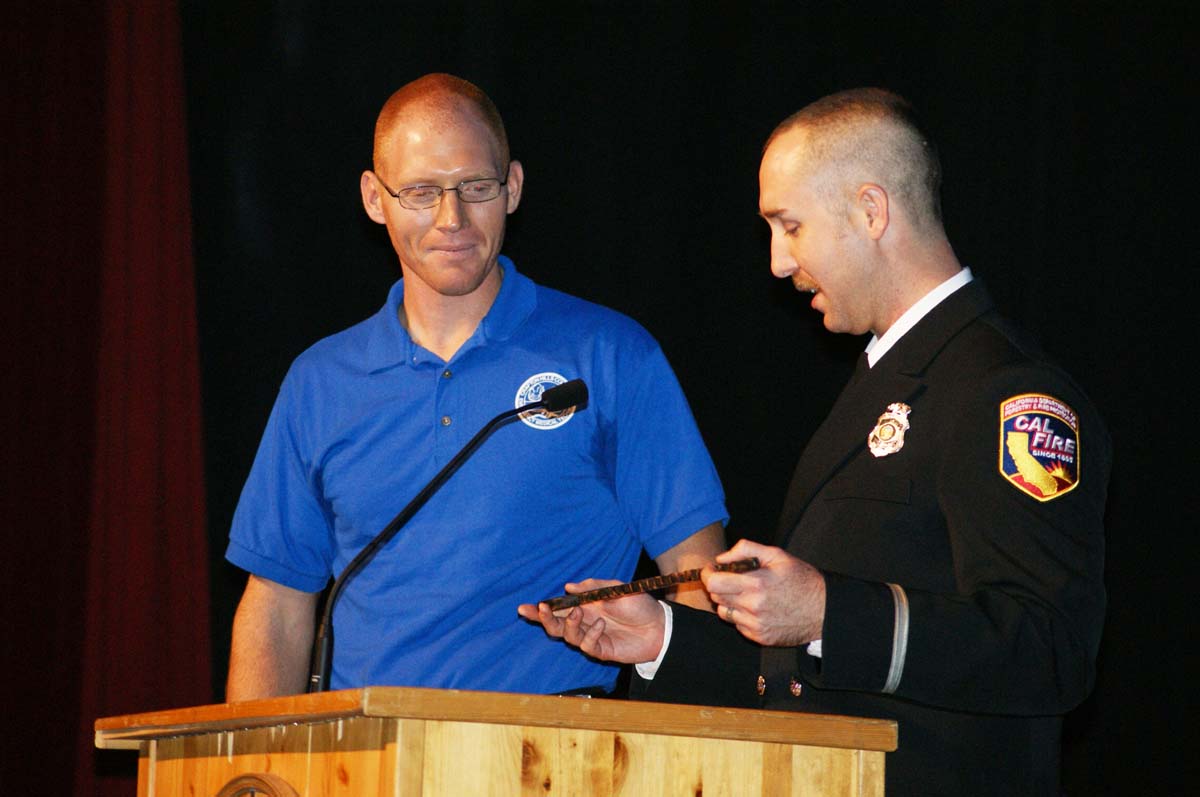 People at the EMT graduation