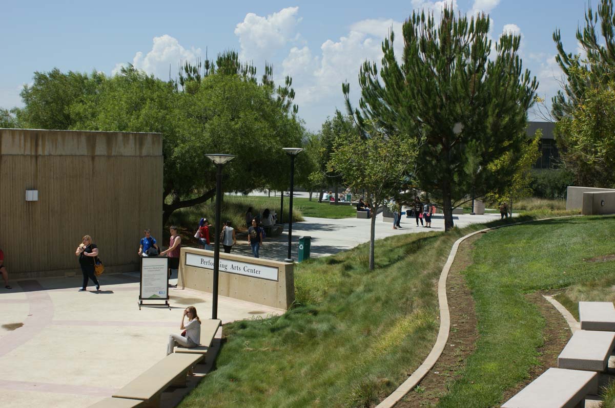 People enjoying the first days of fall semester