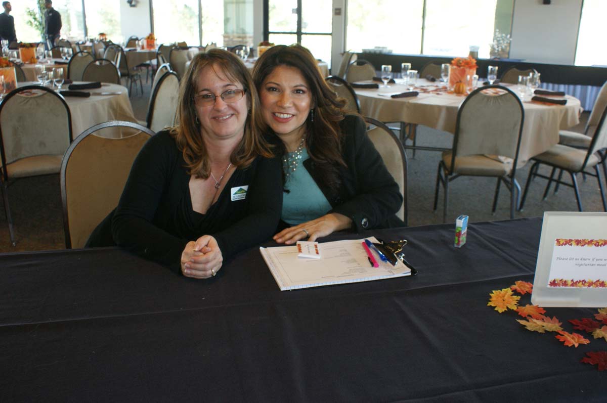 People enjoying the Friends Luncheon