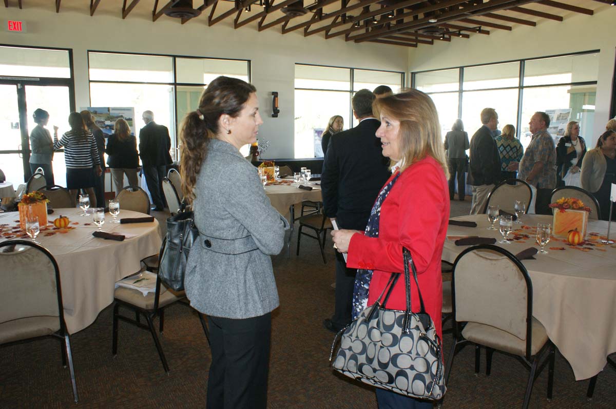 People enjoying the Friends Luncheon