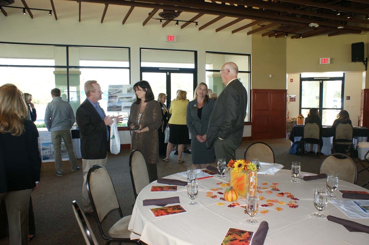 People enjoying the Friends Luncheon
