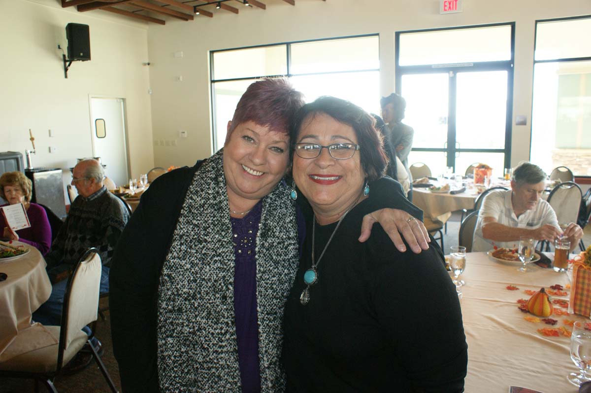 People enjoying the Friends Luncheon