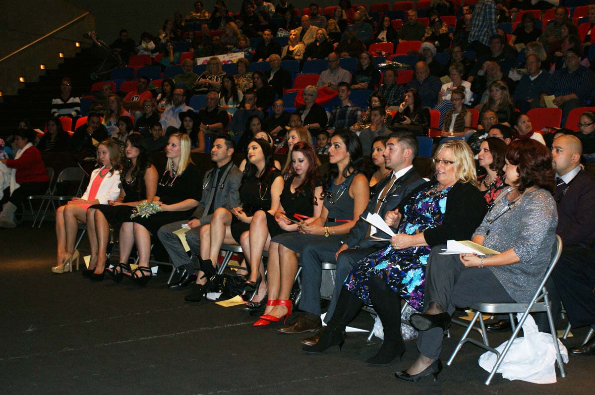 People at the Respiratory Care Graduation