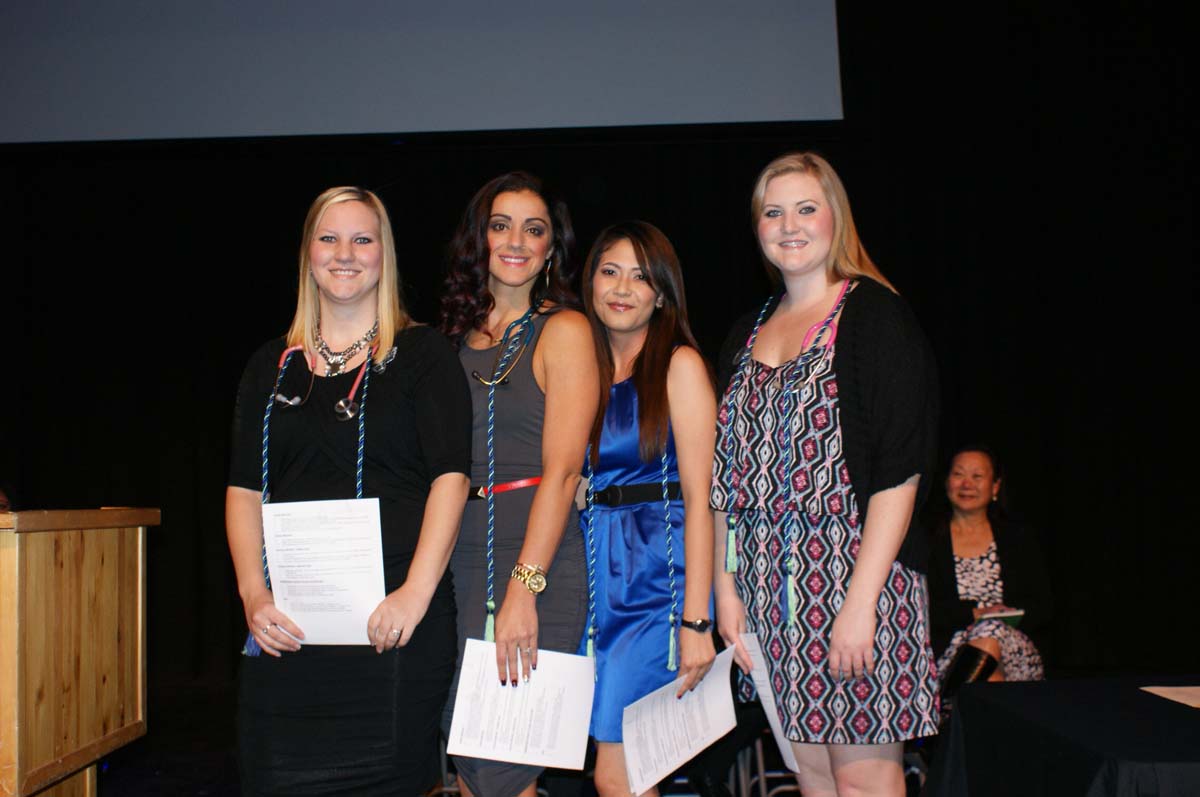People at the Respiratory Care Graduation