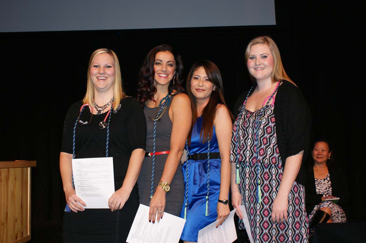 People at the Respiratory Care Graduation