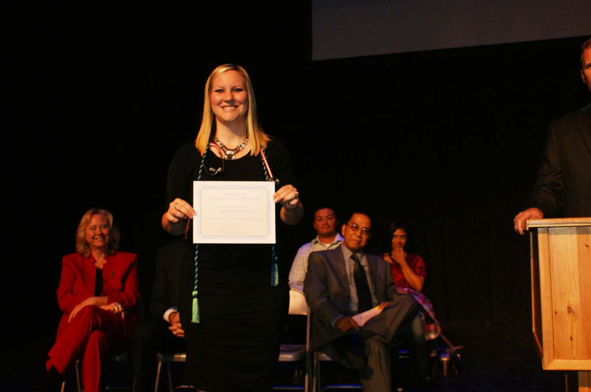 People at the Respiratory Care Graduation