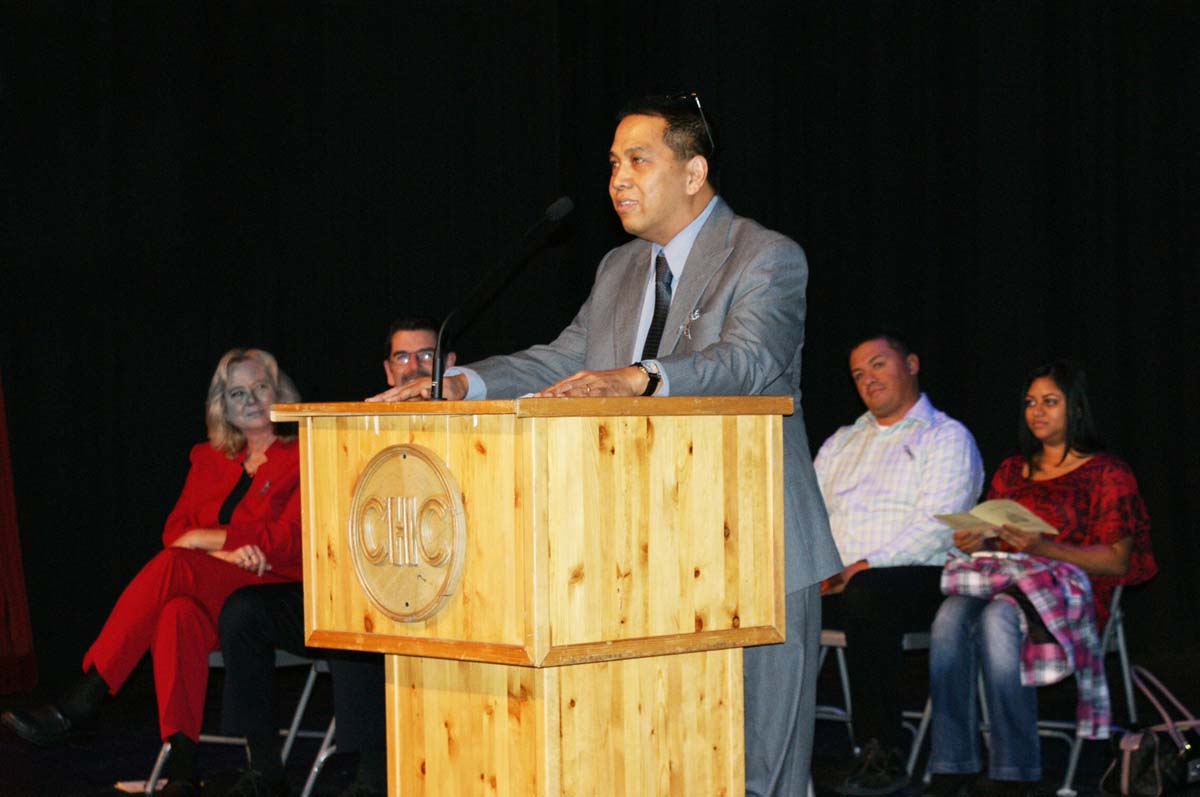 People at the Respiratory Care Graduation