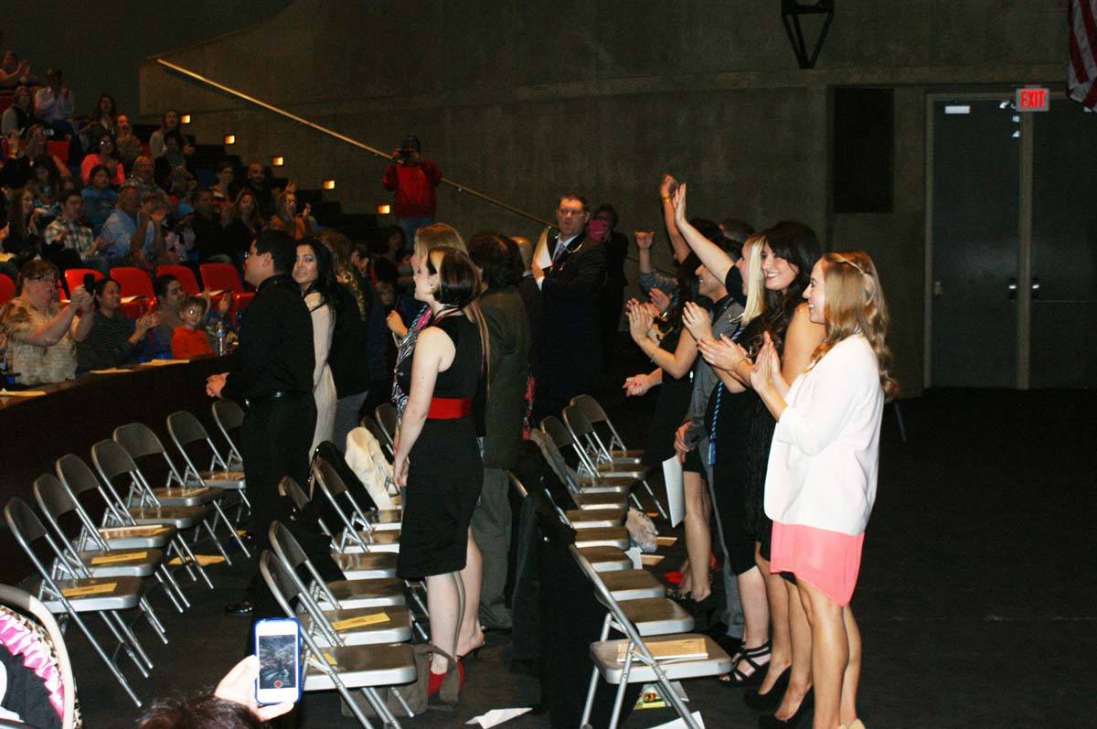 People at the Respiratory Care Graduation