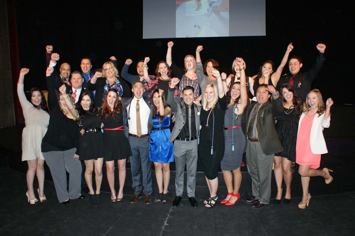 People at the Respiratory Care Graduation
