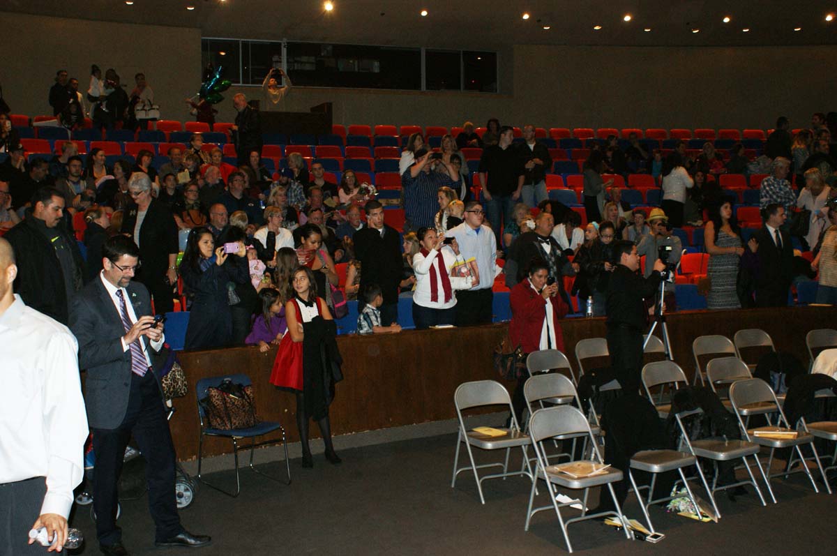People at the Respiratory Care Graduation