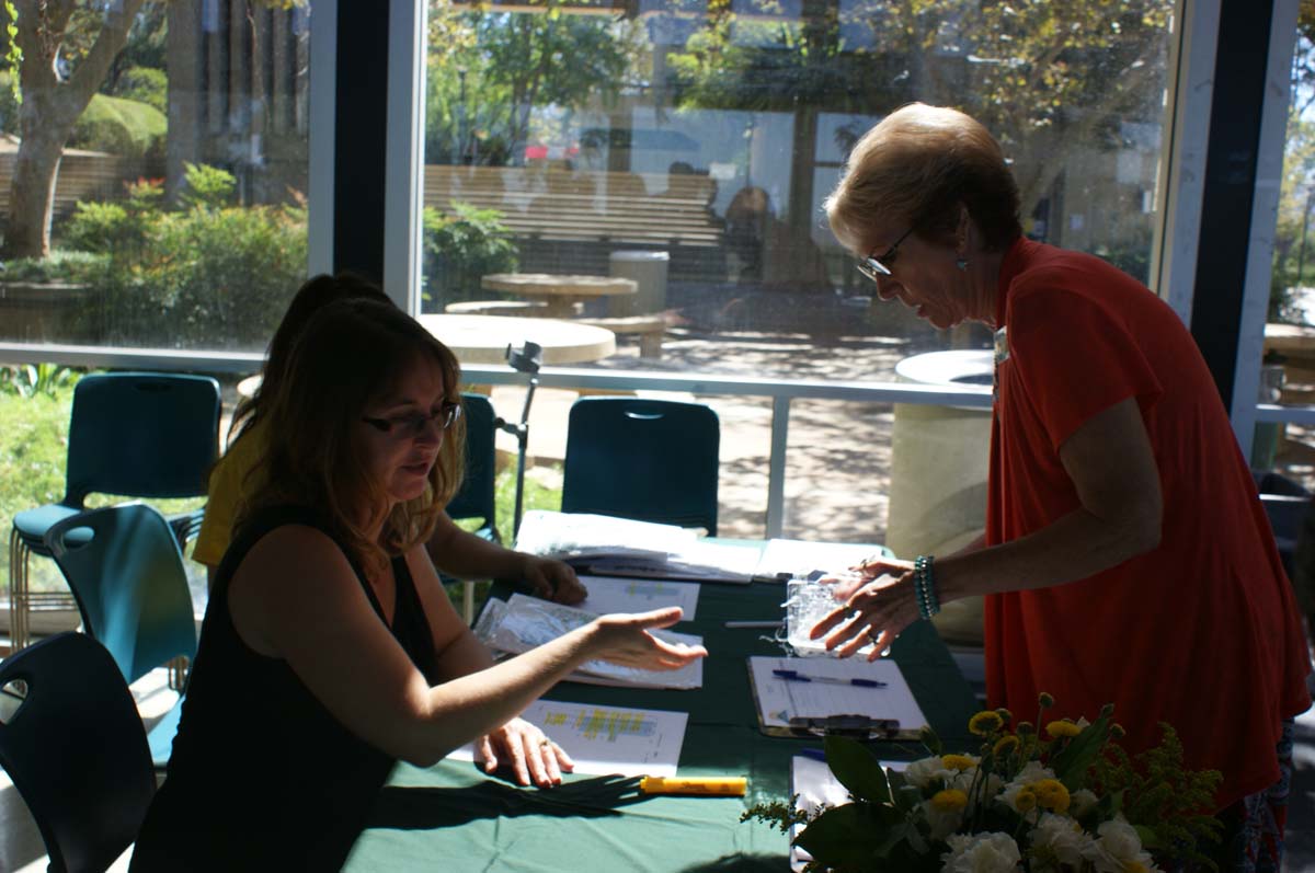People enjoying the Retiree Brunch