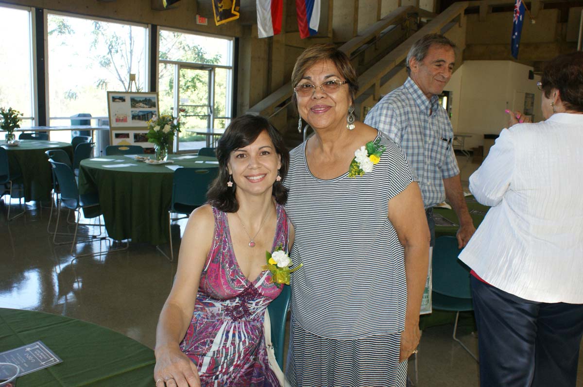 People enjoying the Retiree Brunch