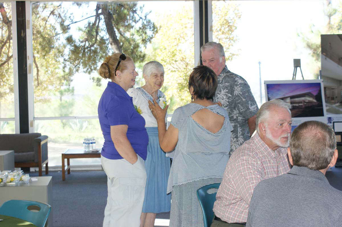 People enjoying the Retiree Brunch