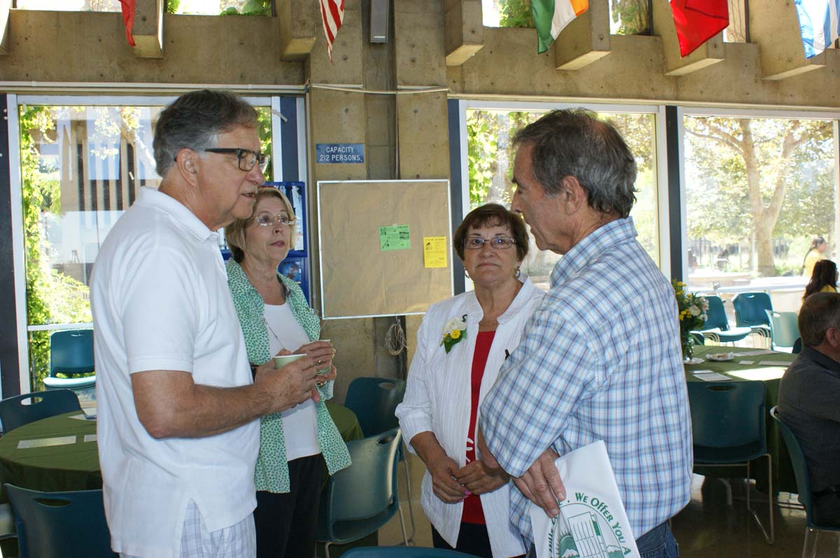 People enjoying the Retiree Brunch
