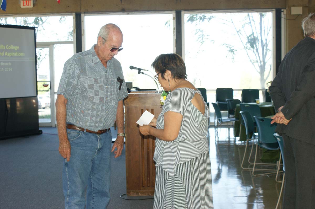 People enjoying the Retiree Brunch