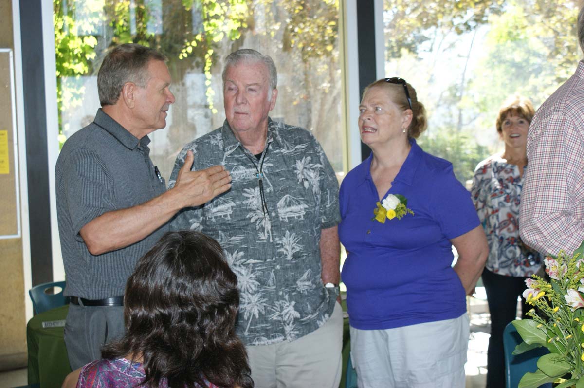 People enjoying the Retiree Brunch