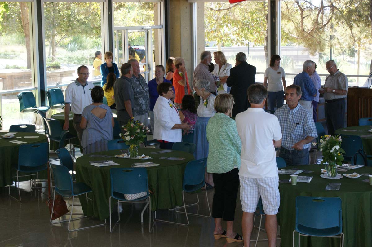 People enjoying the Retiree Brunch
