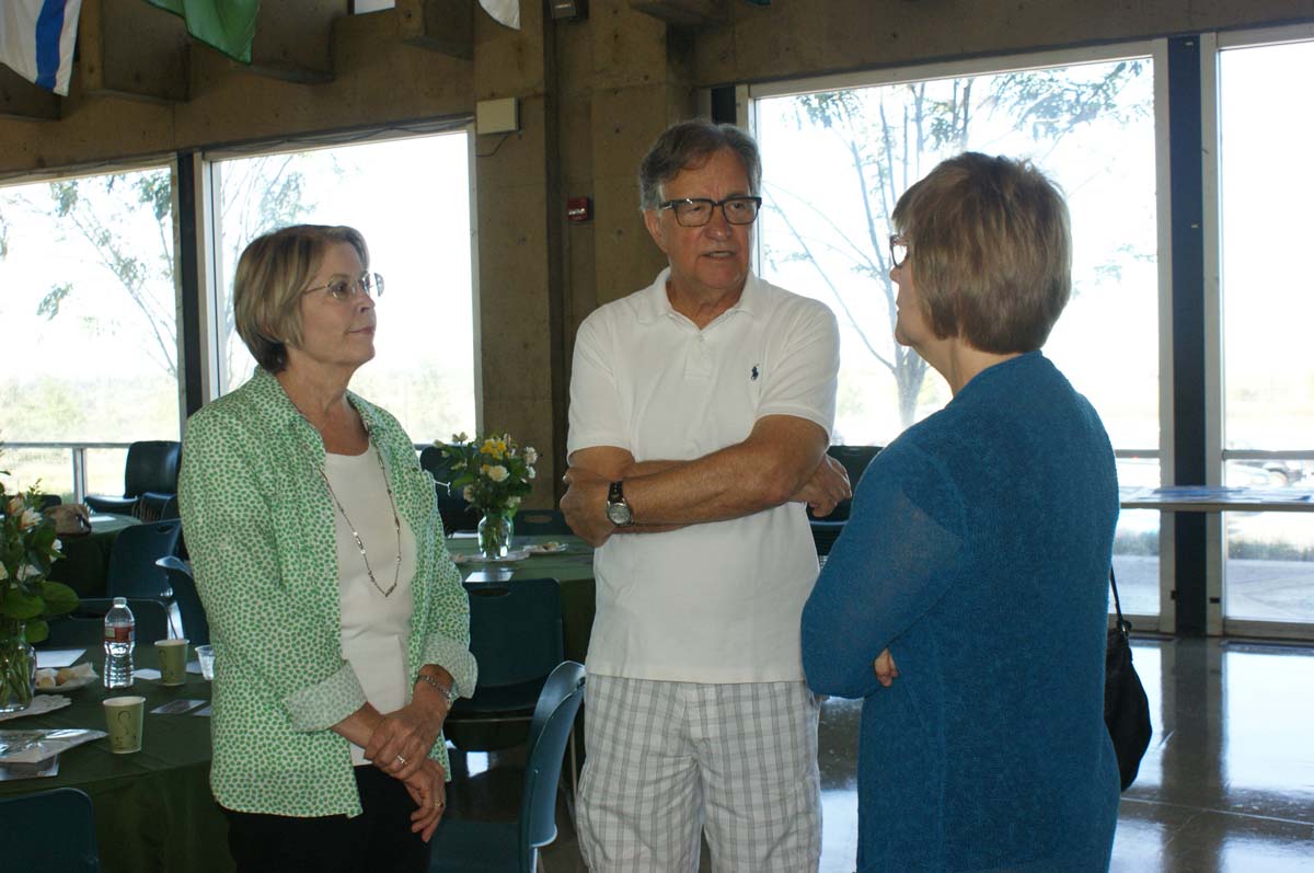 People enjoying the Retiree Brunch