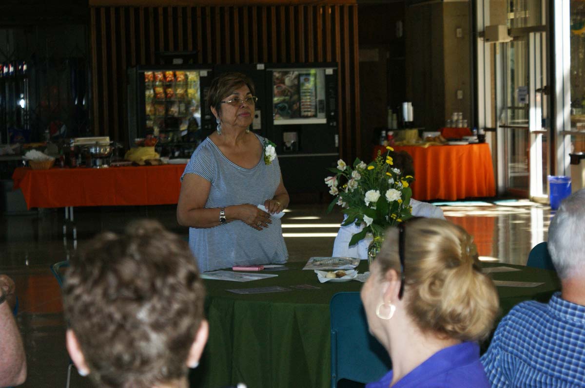 People enjoying the Retiree Brunch