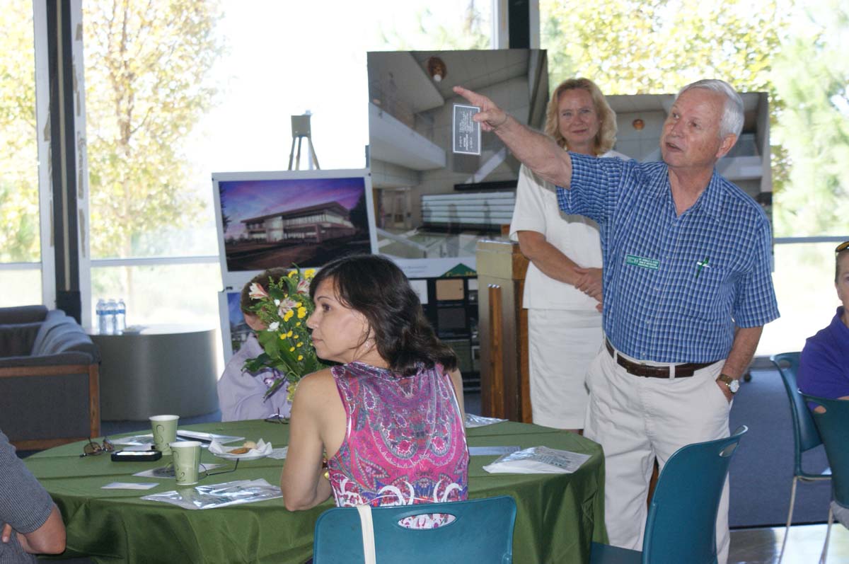 People enjoying the Retiree Brunch