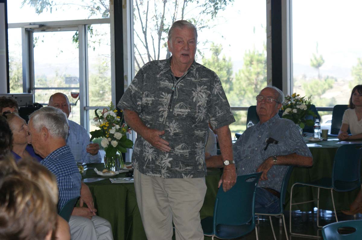 People enjoying the Retiree Brunch