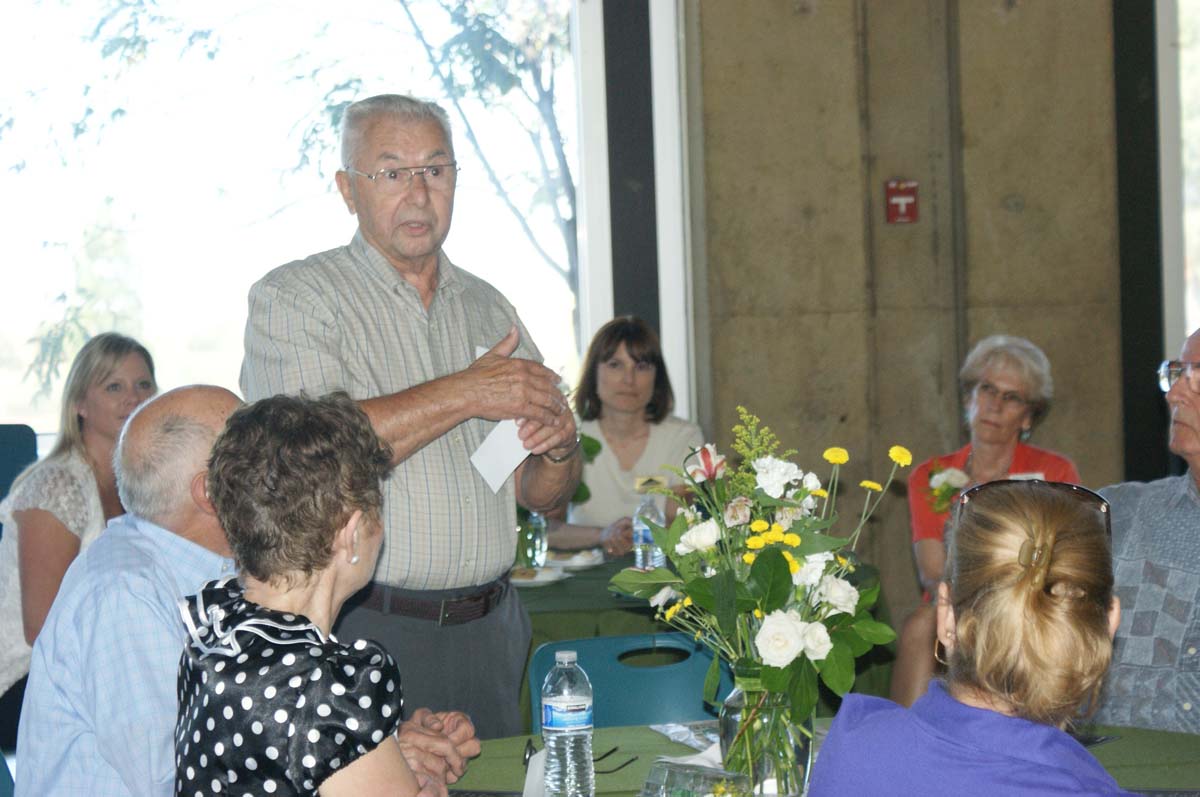 People enjoying the Retiree Brunch