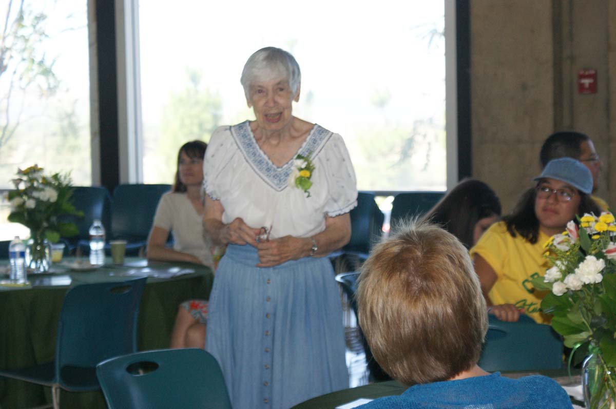 People enjoying the Retiree Brunch