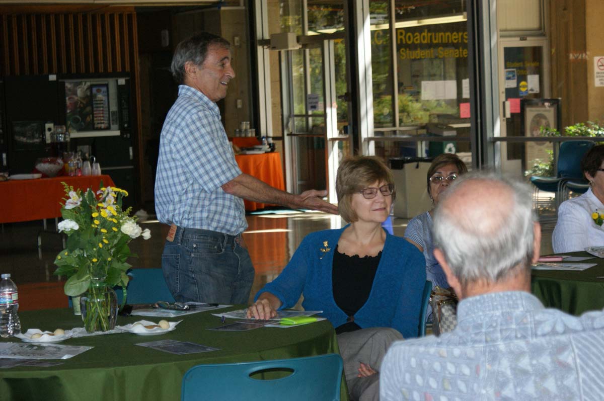 People enjoying the Retiree Brunch
