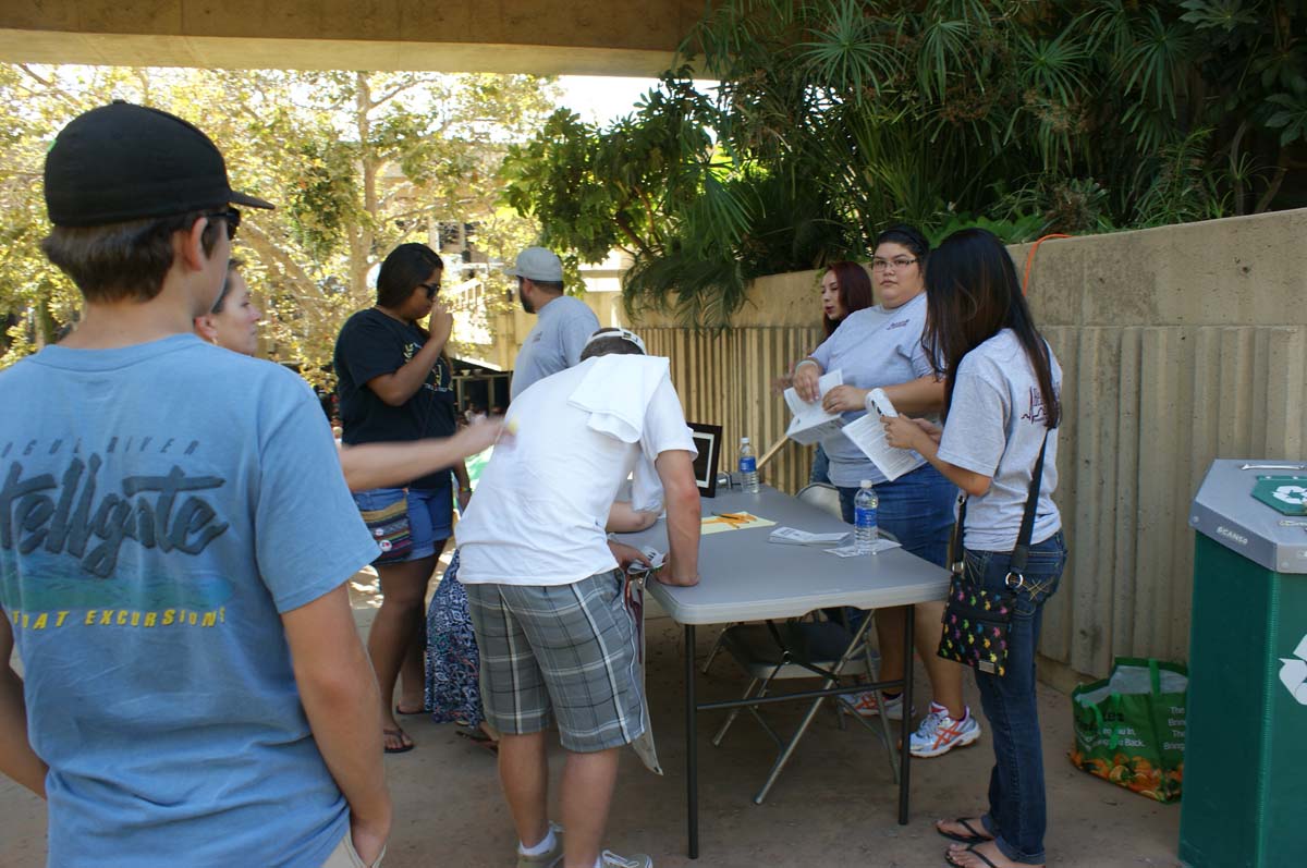 People enjoying the Roadrunner Rally