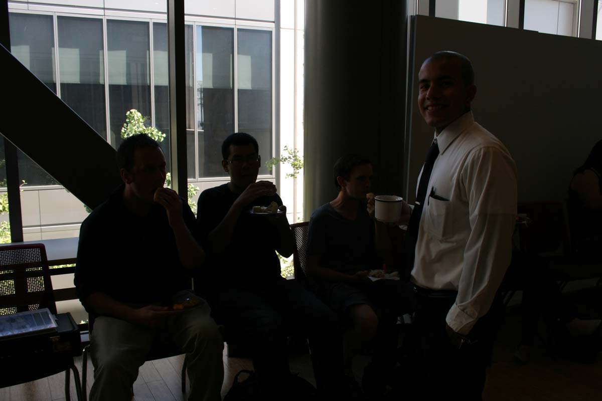 People enjoying Tea with the Deans