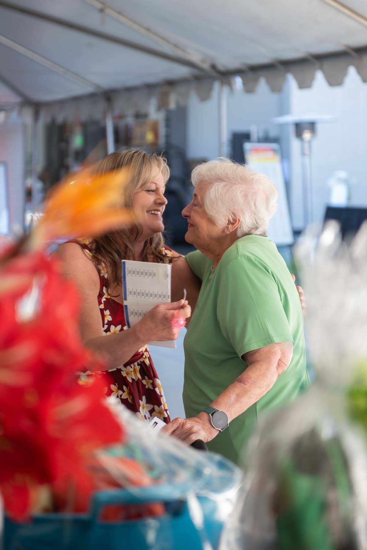 Two women at event