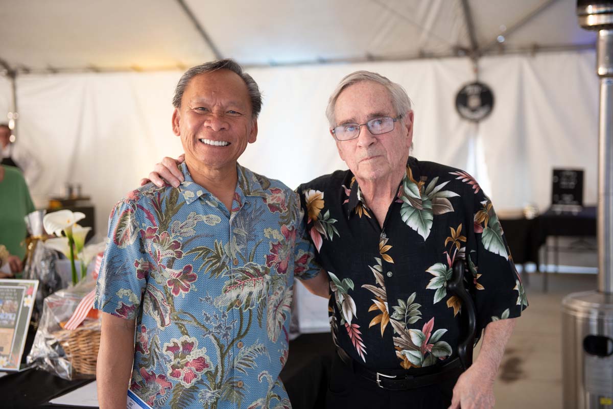 Two men at event