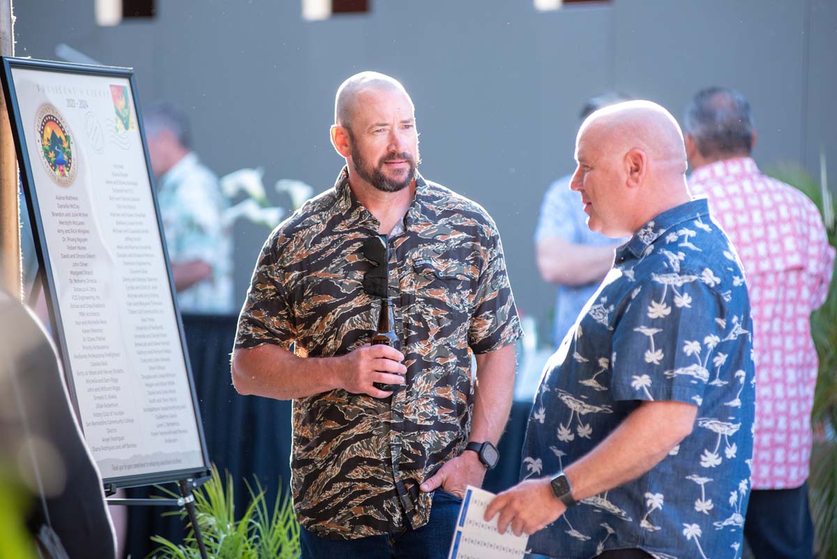Two men at the event