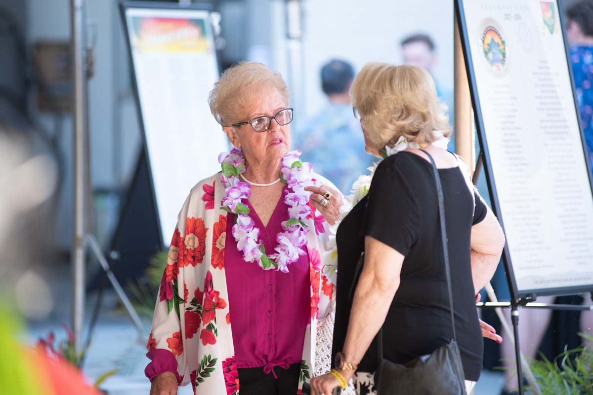 Two women at the event