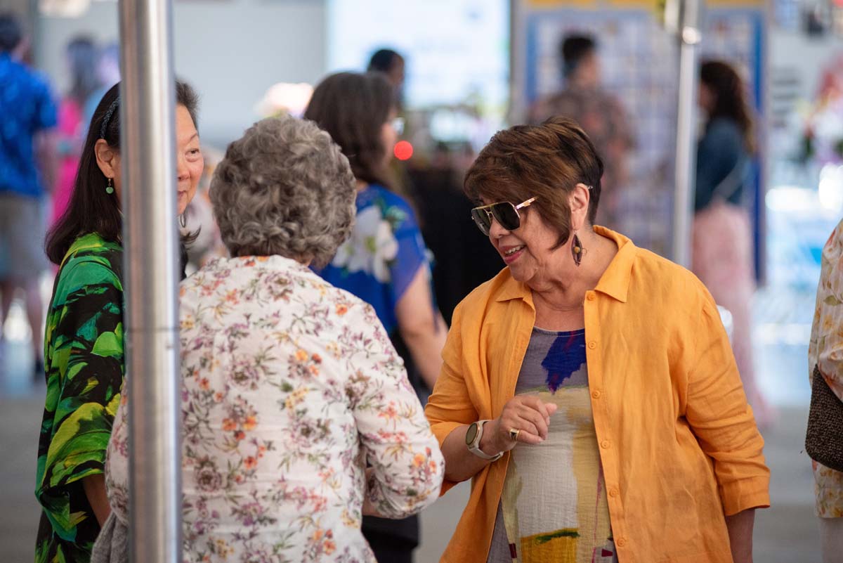 Women at event