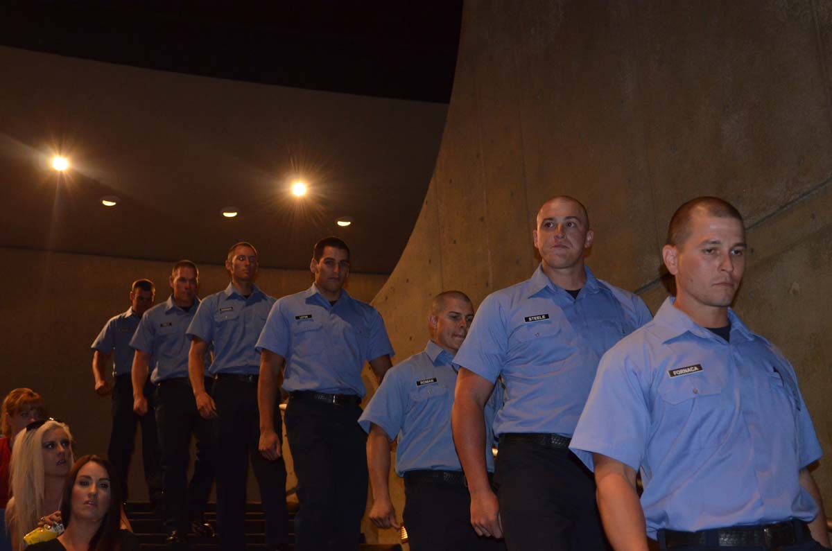 People at the Fire Academy Graduation