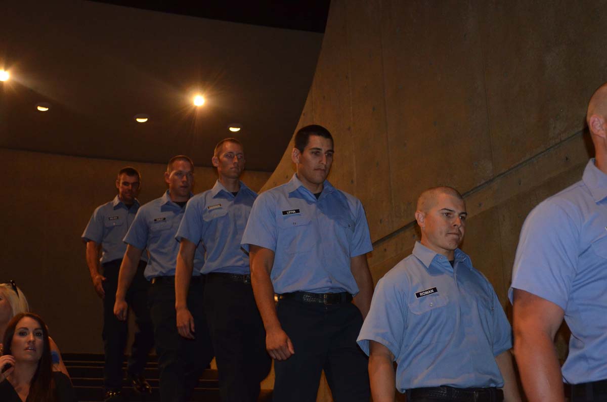 People at the Fire Academy Graduation
