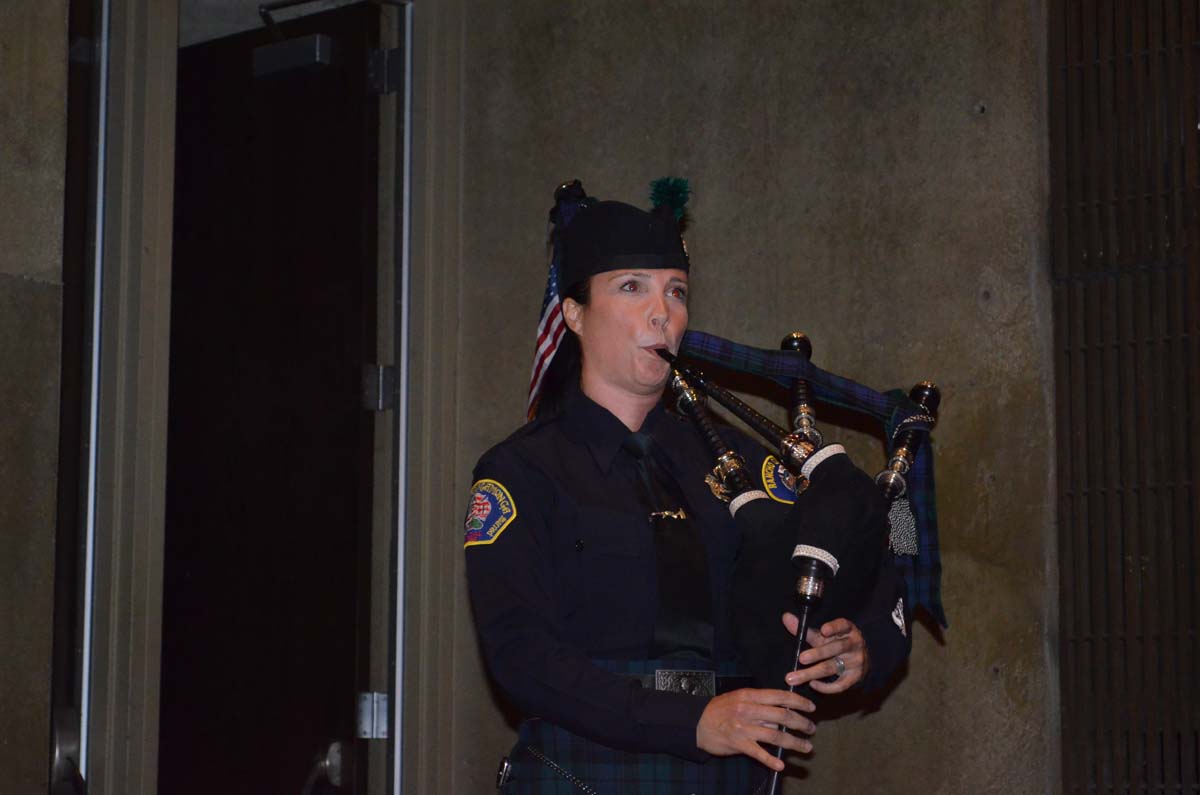 People at the Fire Academy Graduation
