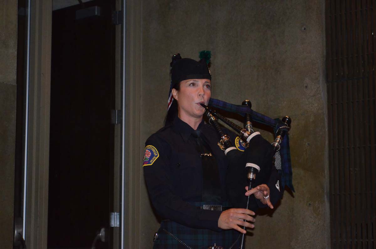 People at the Fire Academy Graduation
