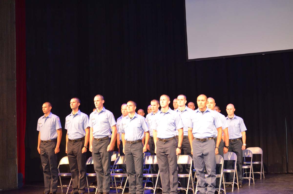 People at the Fire Academy Graduation