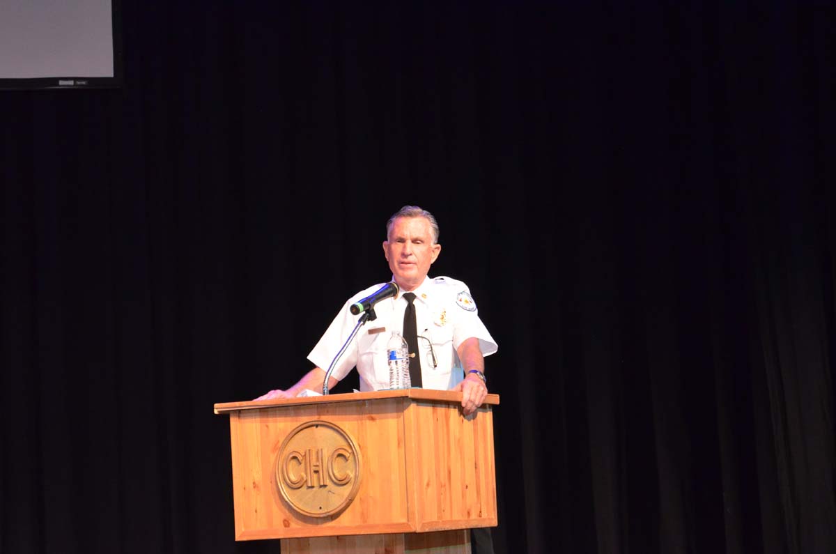 People at the Fire Academy Graduation