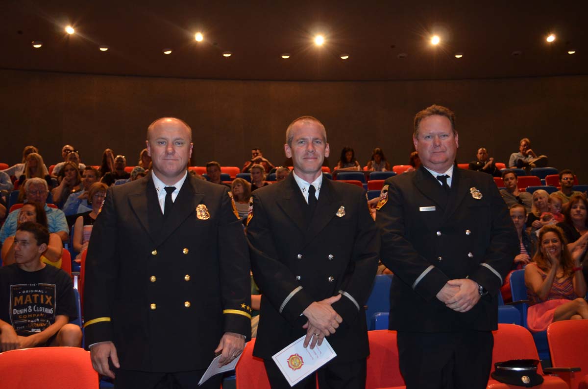 People at the Fire Academy Graduation