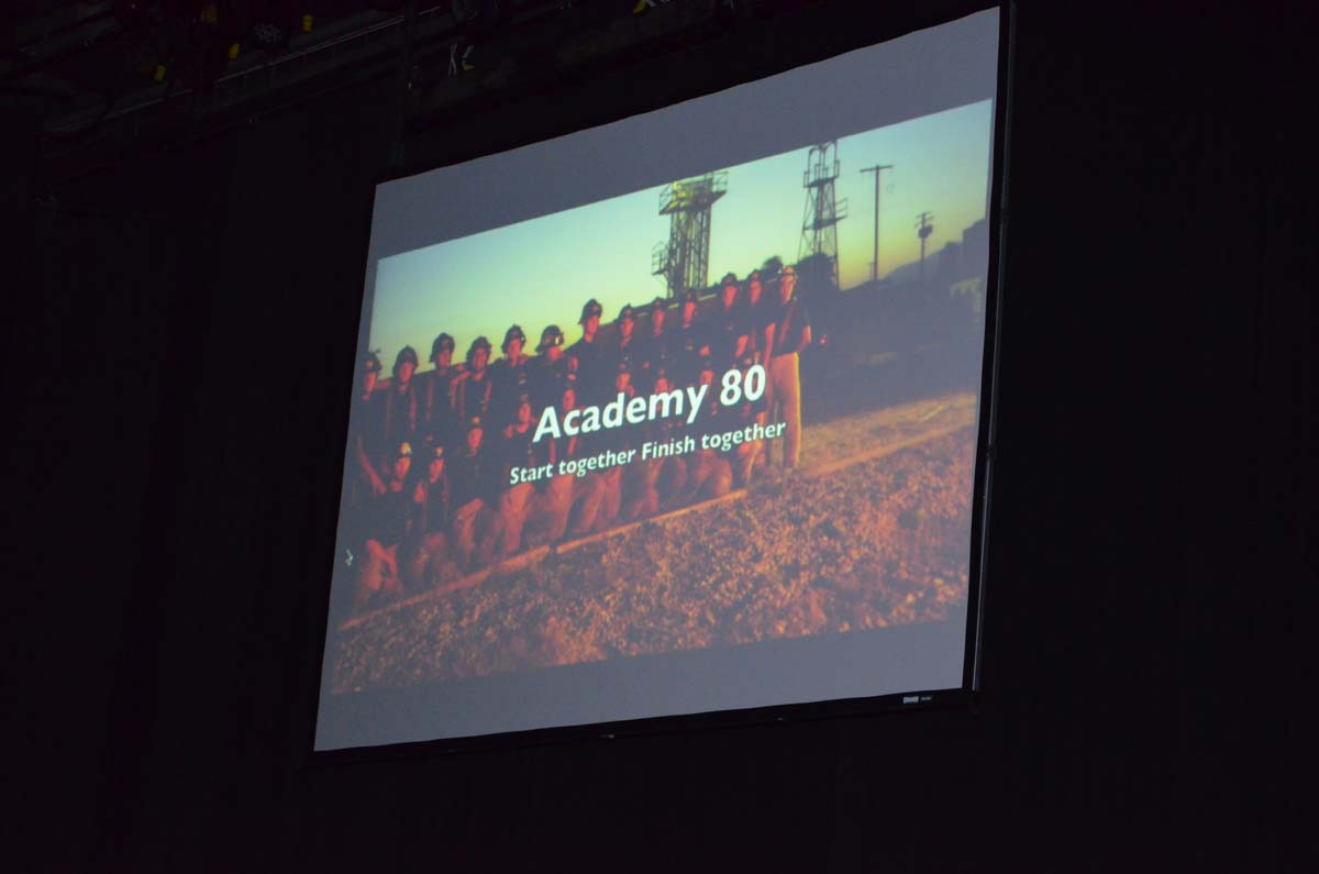 People at the Fire Academy Graduation