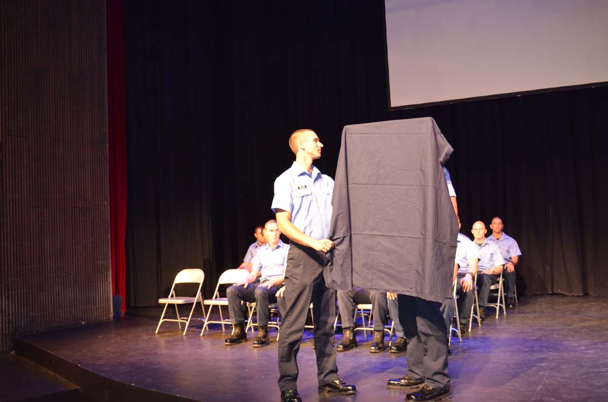 People at the Fire Academy Graduation