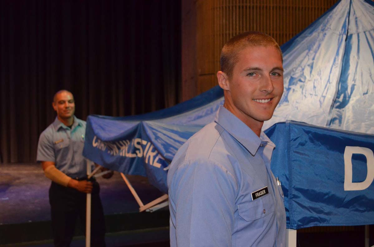 People at the Fire Academy Graduation