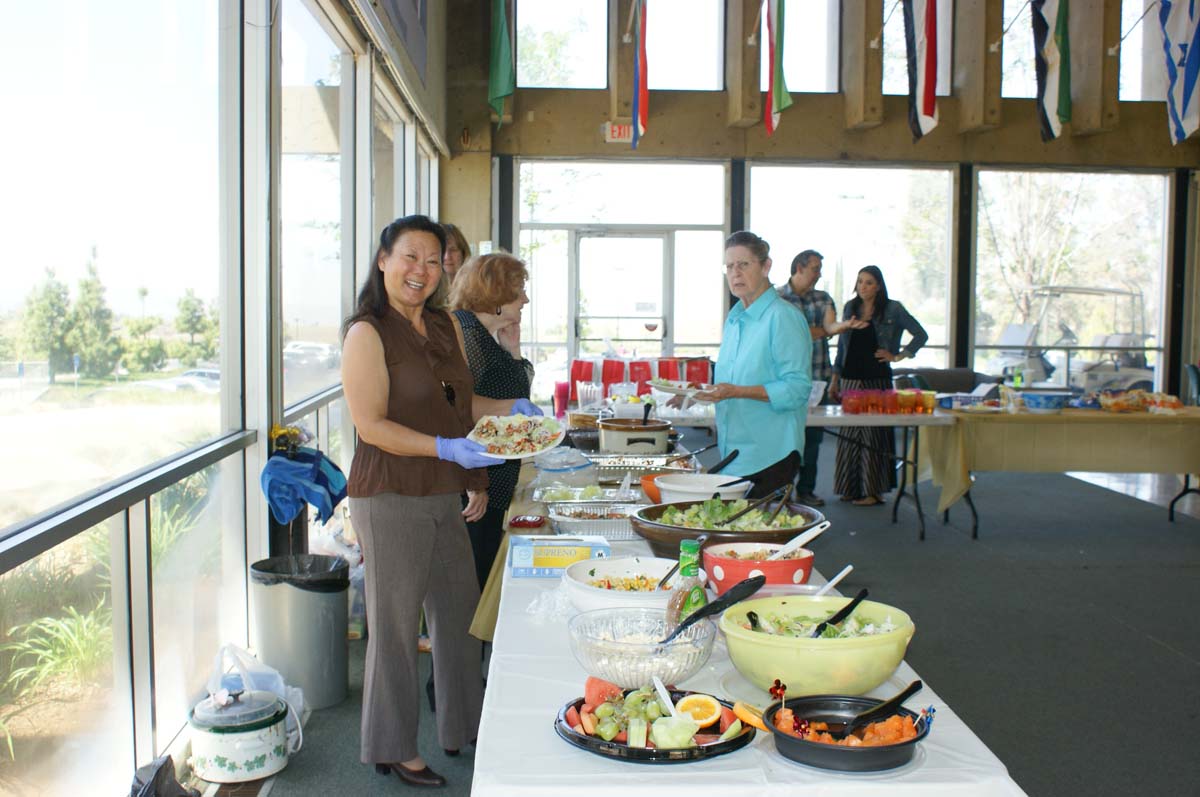 People enjoying the Classified Appreciation Luncheon