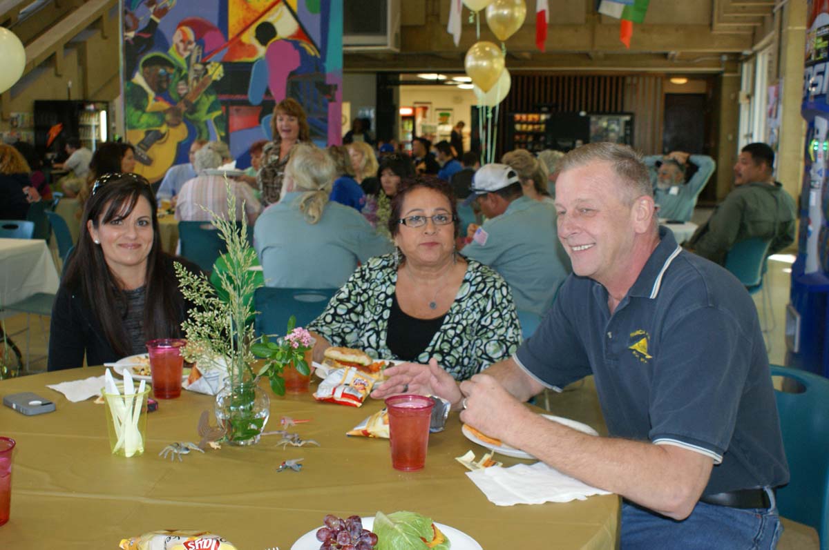 People enjoying the Classified Appreciation Luncheon